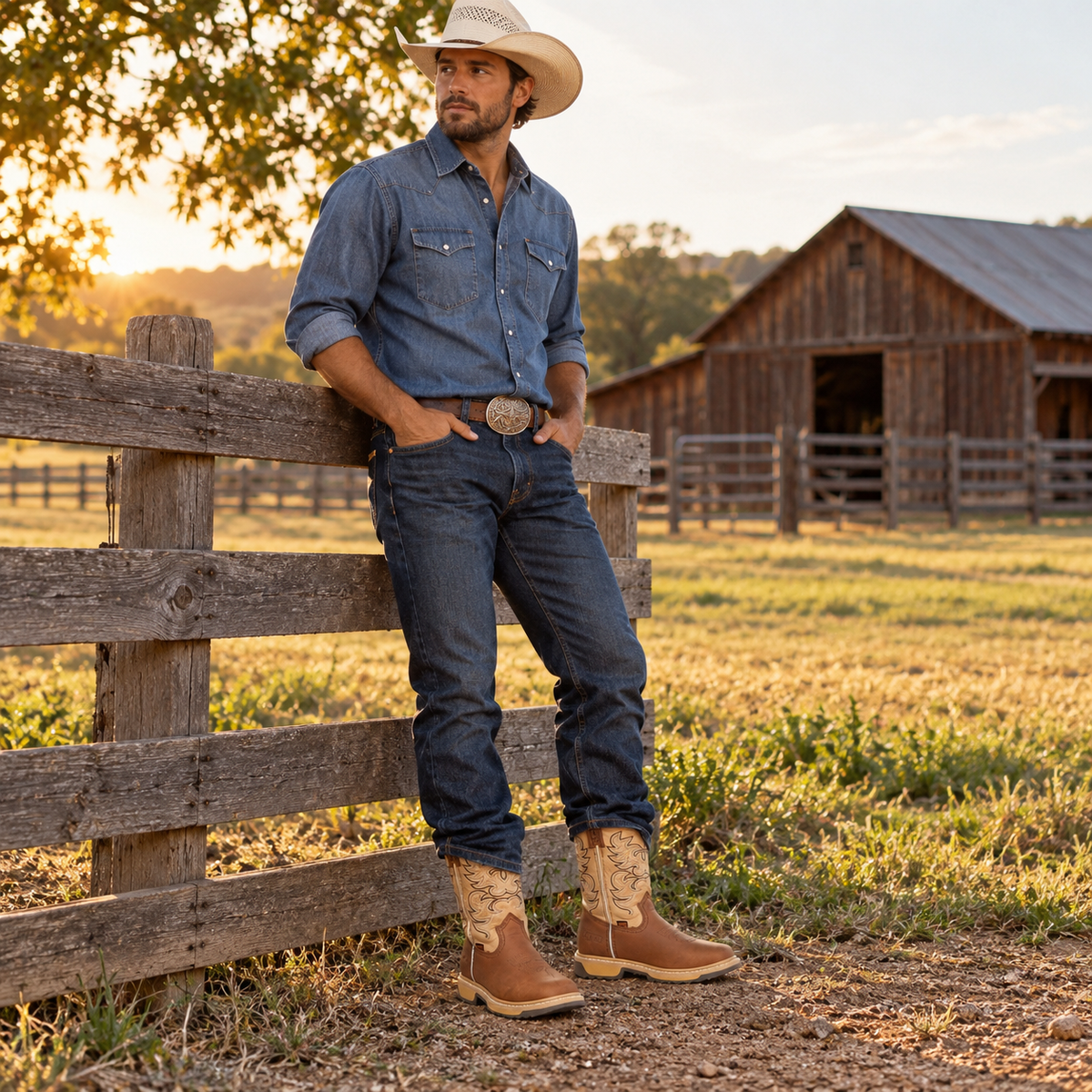 Bravestone 305 Western Work Boot