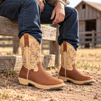 Bravestone 305 Western Work Boot